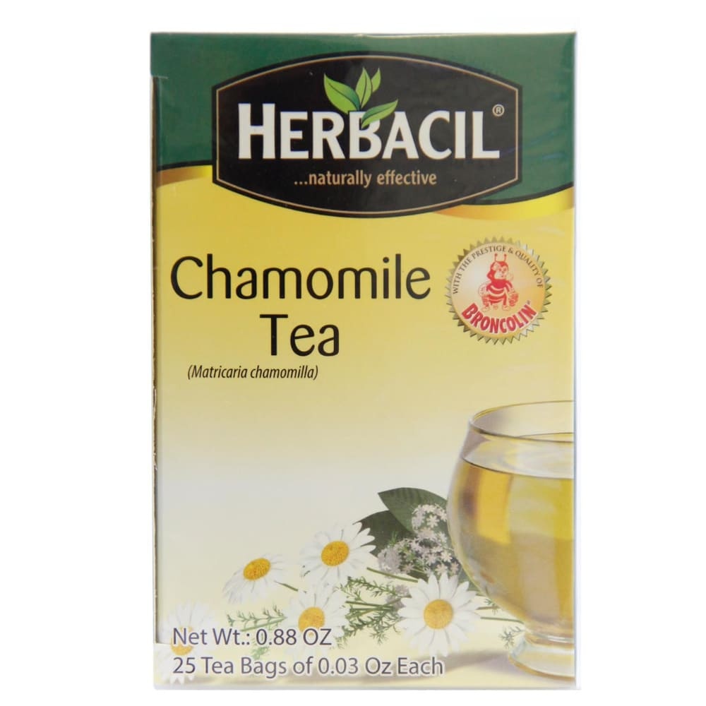 slide 1 of 1, Herbacil Chamomile Tea Bags, 25 ct