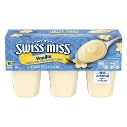 Swiss Miss Vanilla Pudding 6 - 4 oz Cups