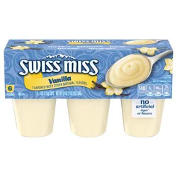 Swiss Miss Vanilla Pudding 6 - 4 oz Cups