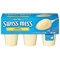 Swiss Miss Vanilla Pudding 6 - 4 oz Cups