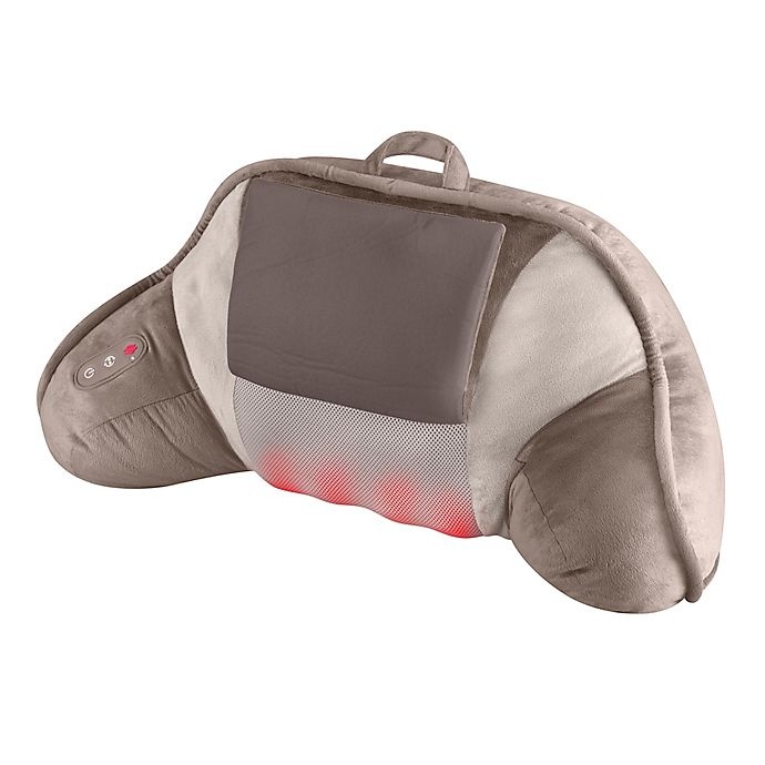 slide 3 of 5, HoMedics Shiatsu Bed Rest Plus Massaging Pillow with Heat, 1 ct