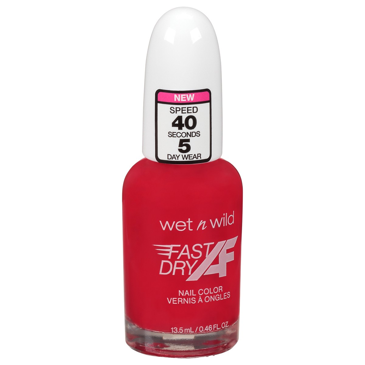 slide 2 of 9, wet n wild Fast Dry AF Red Light District Nail Color 0.46 fl oz, 0.46 fl oz