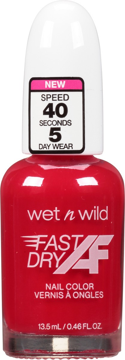 slide 6 of 9, wet n wild Fast Dry AF Red Light District Nail Color 0.46 fl oz, 0.46 fl oz