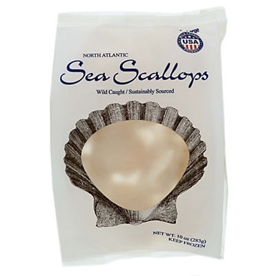 slide 1 of 1, North Atlantic Jumbo Sea Scallops, 10 oz