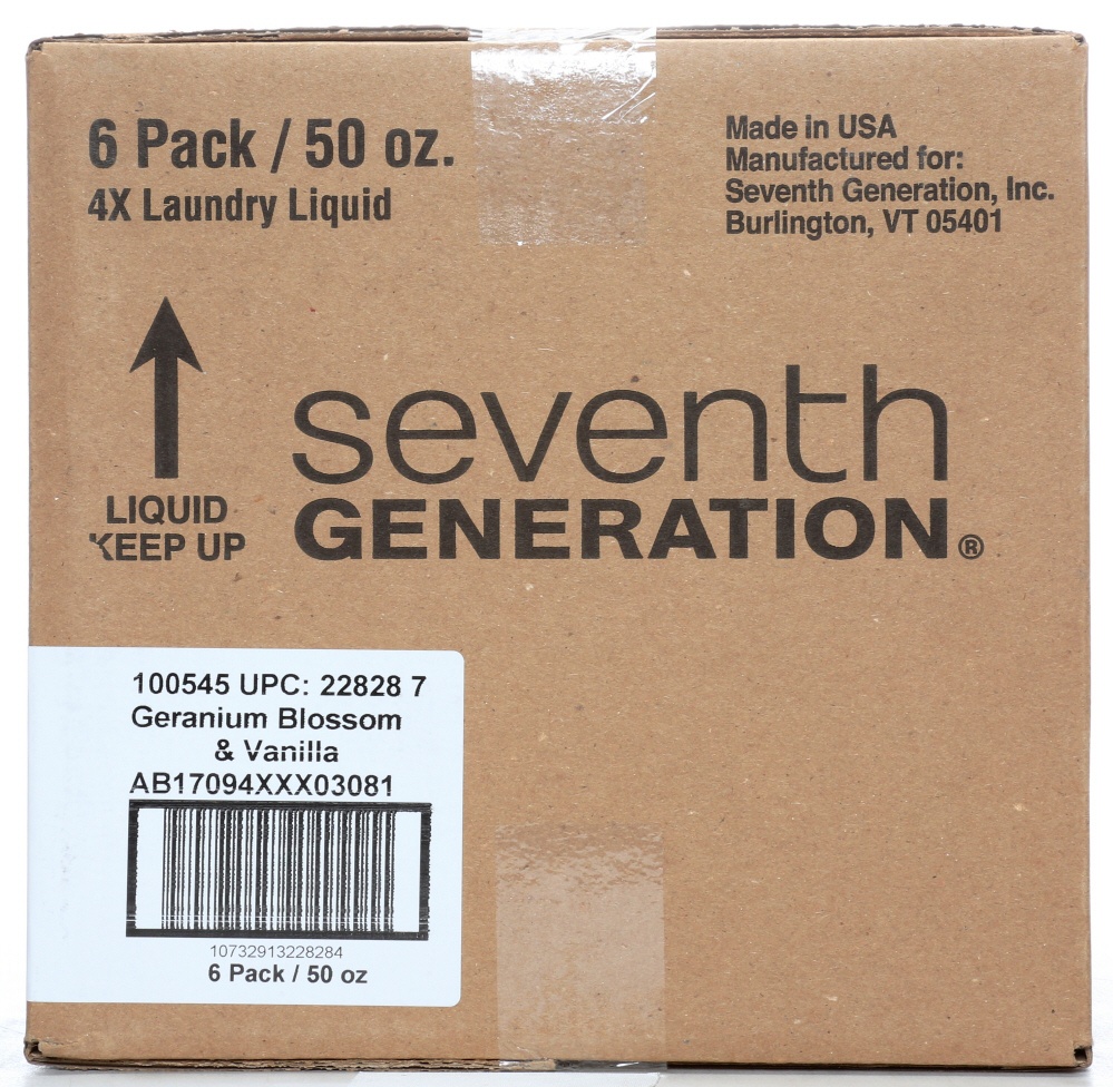 slide 1 of 7, Seventh Generation Laundry Detergent 50 oz, 