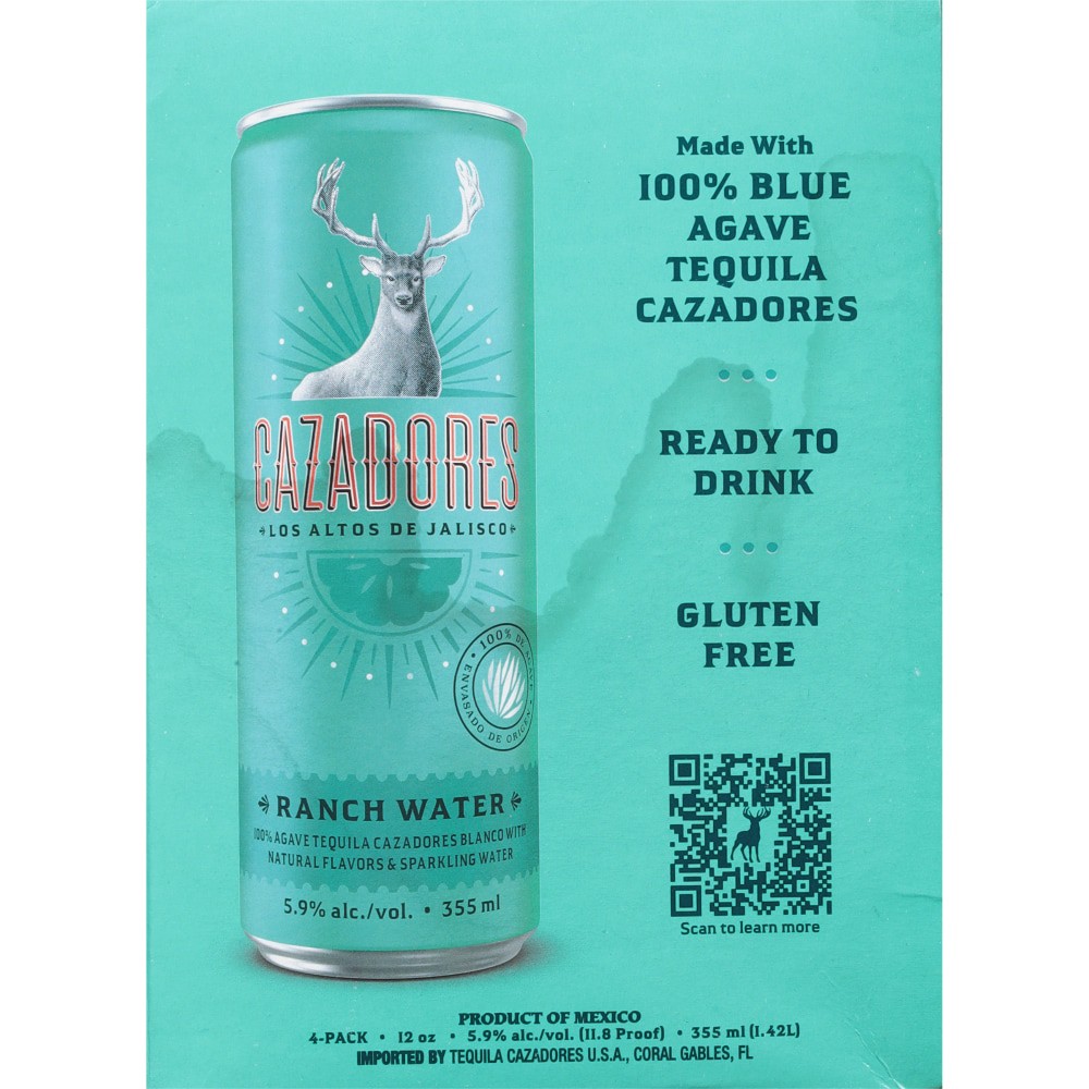 slide 3 of 5, Cazadores Ranch Water /, 1 ct