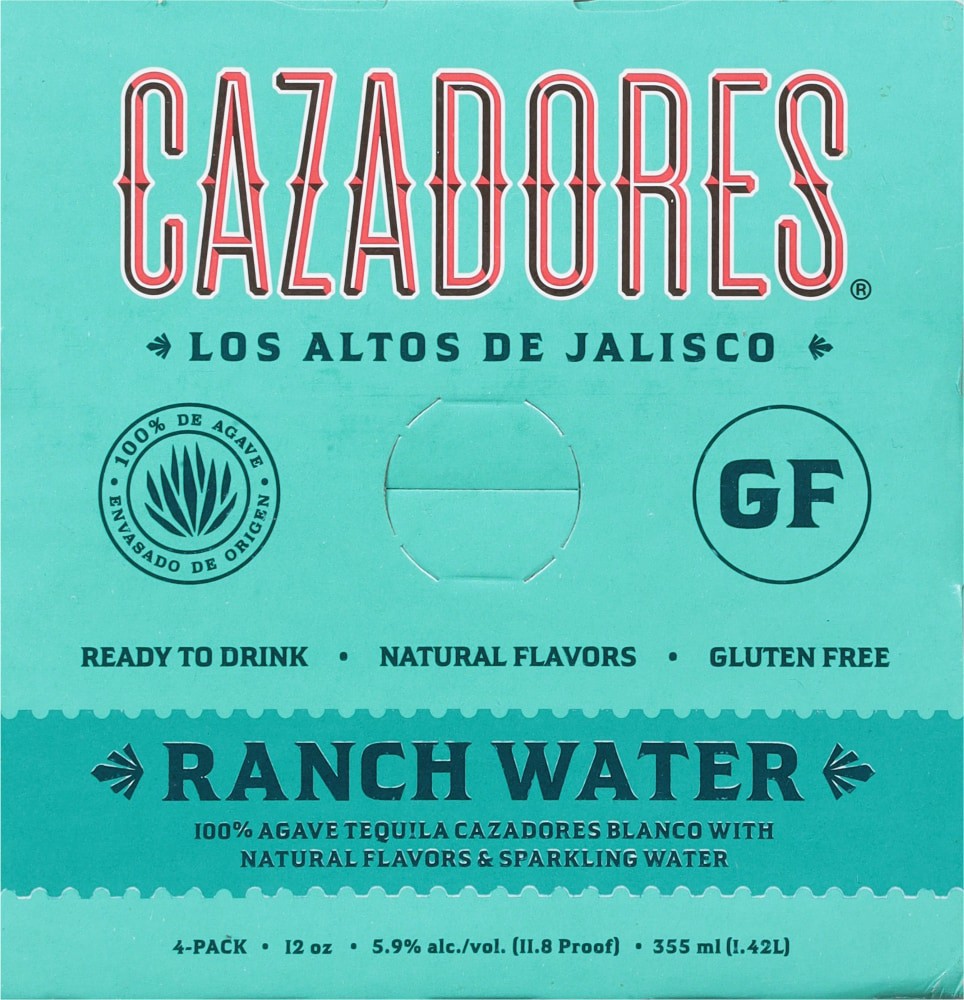 slide 5 of 5, Cazadores Ranch Water /, 1 ct