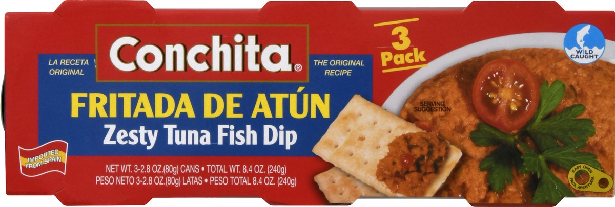 slide 7 of 13, Conchita 3 Pack Zesty Tuna Fish Dip 3 ea, 3 ct