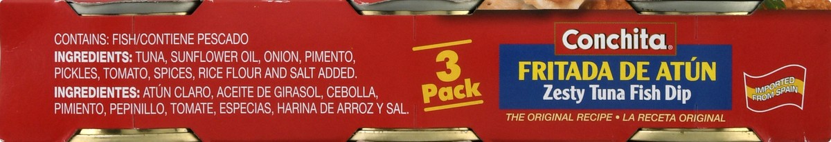 slide 2 of 13, Conchita 3 Pack Zesty Tuna Fish Dip 3 ea, 3 ct