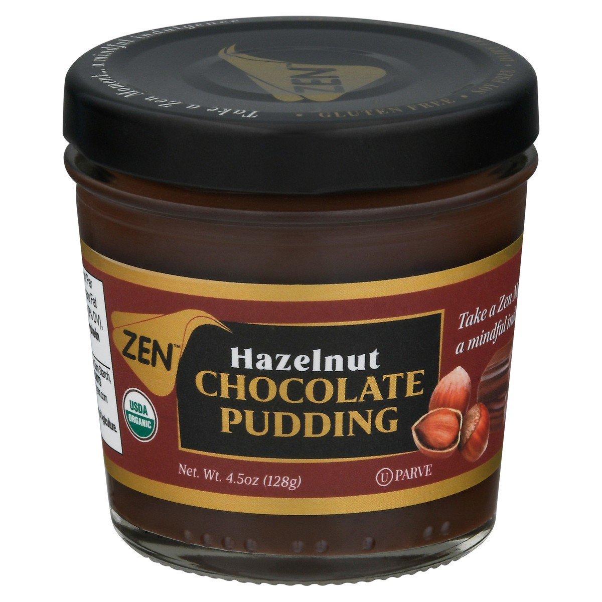 slide 10 of 13, Zen Hazelnut Chocolate Pudding 4.5 oz, 4.5 oz
