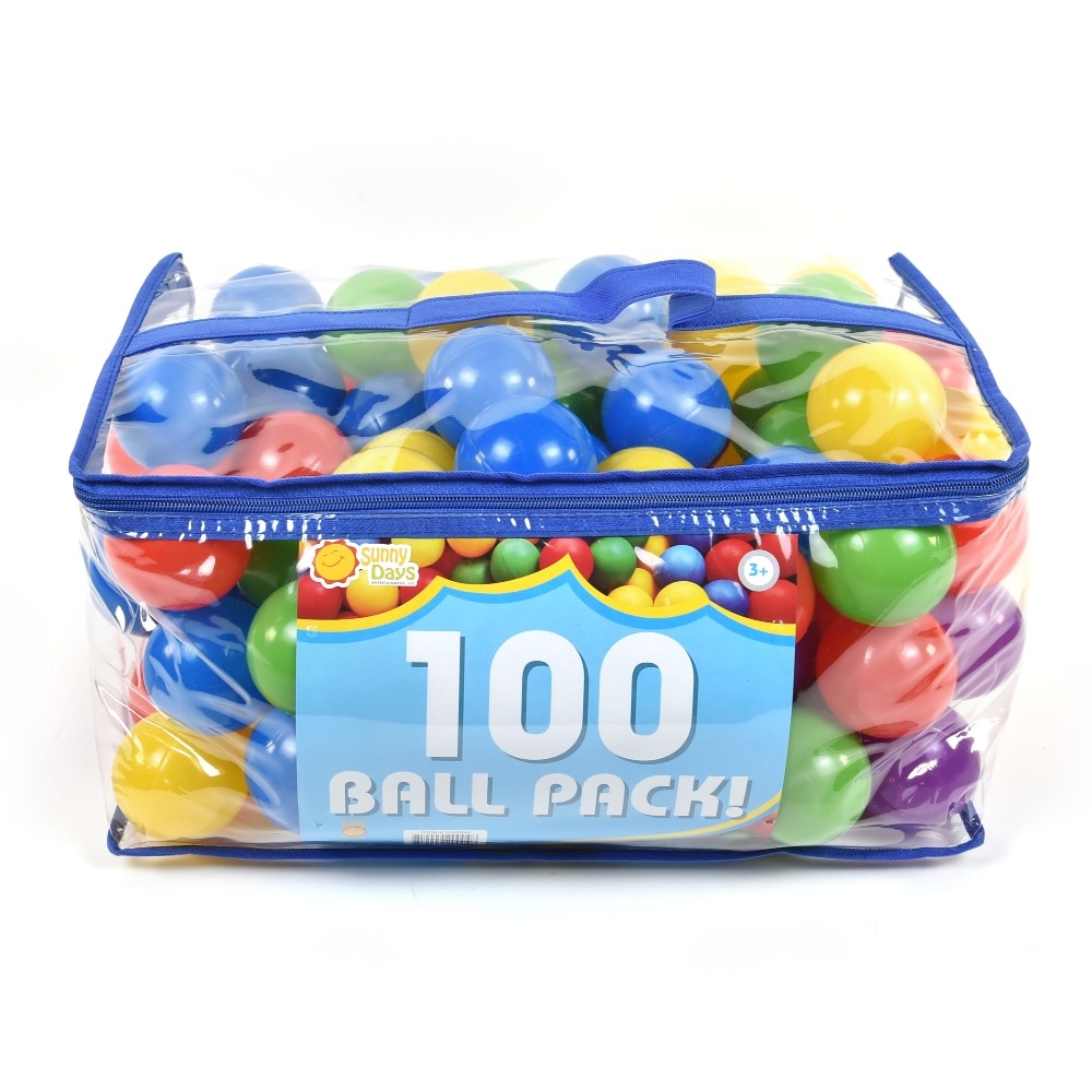 slide 1 of 1, Sunny Days Play Pit Ball Refill 100 Pack, 100 ct