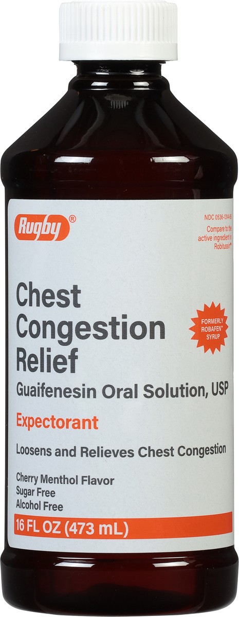 slide 7 of 10, Rugby Chest Congestion Relief, Cherry Menthol Flavor, 16 fl oz