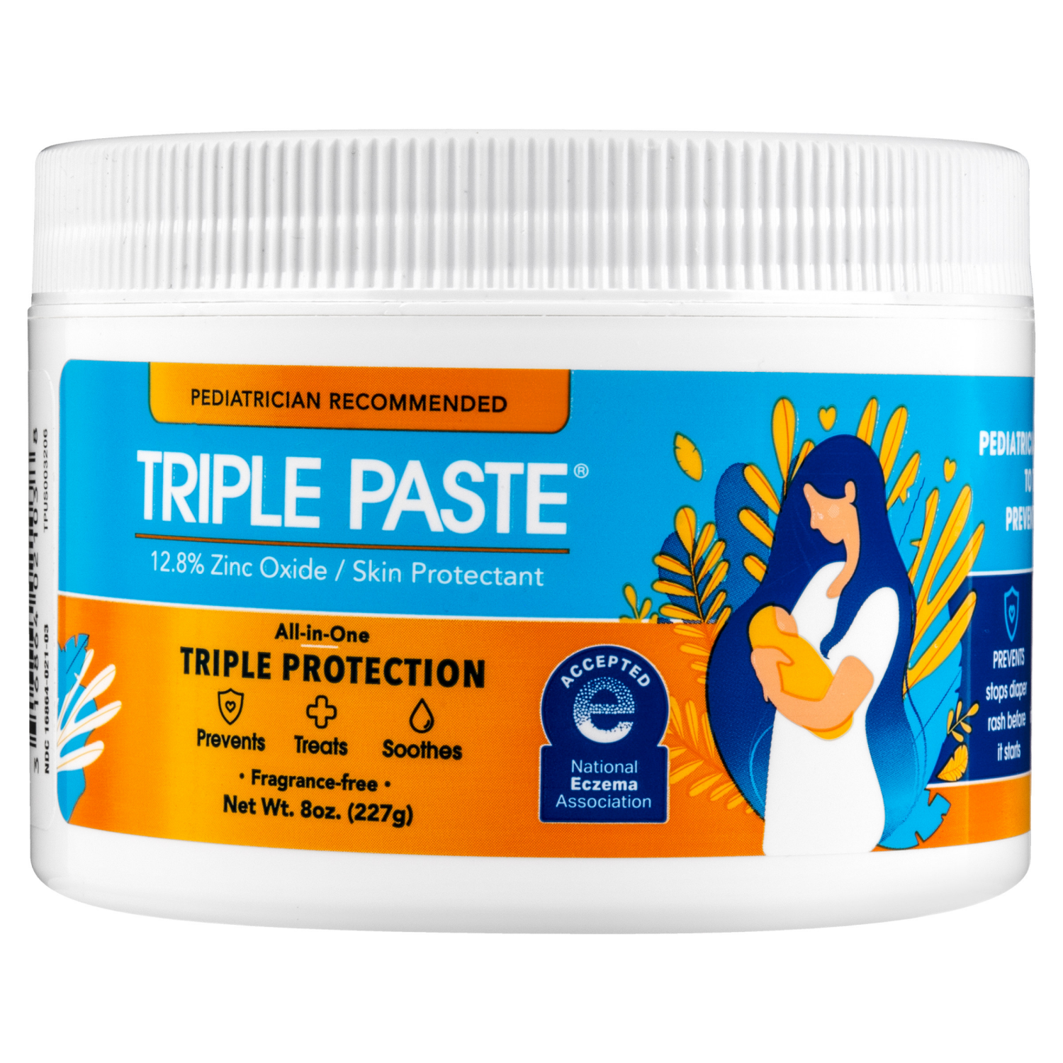 slide 1 of 2, Triple Paste Medicated Ointment for Diaper Rash, 8-Ounce, 8 oz