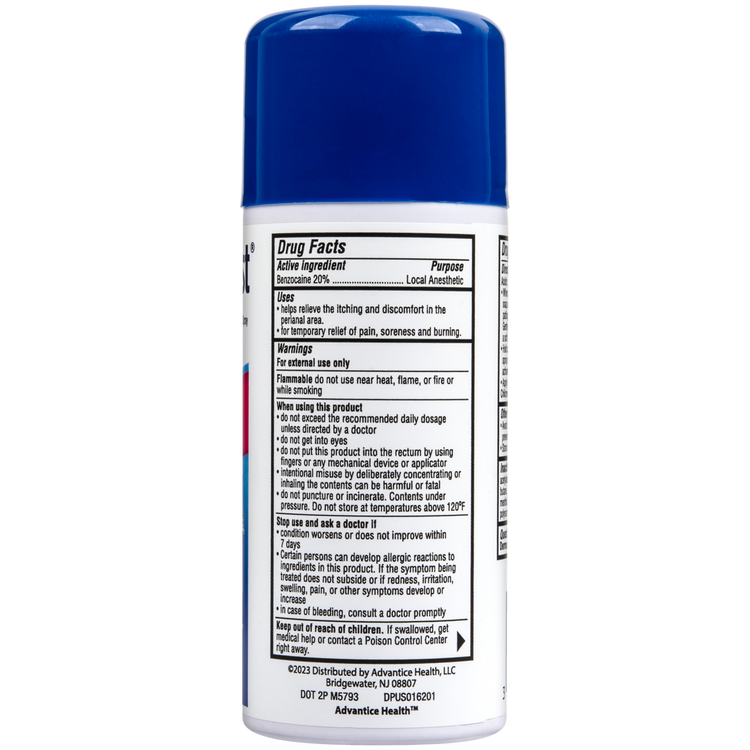 slide 2 of 3, Dermoplast Postpartum Perianal Pain Relief Spray, Unscented, 2.75 oz, 2.75 oz