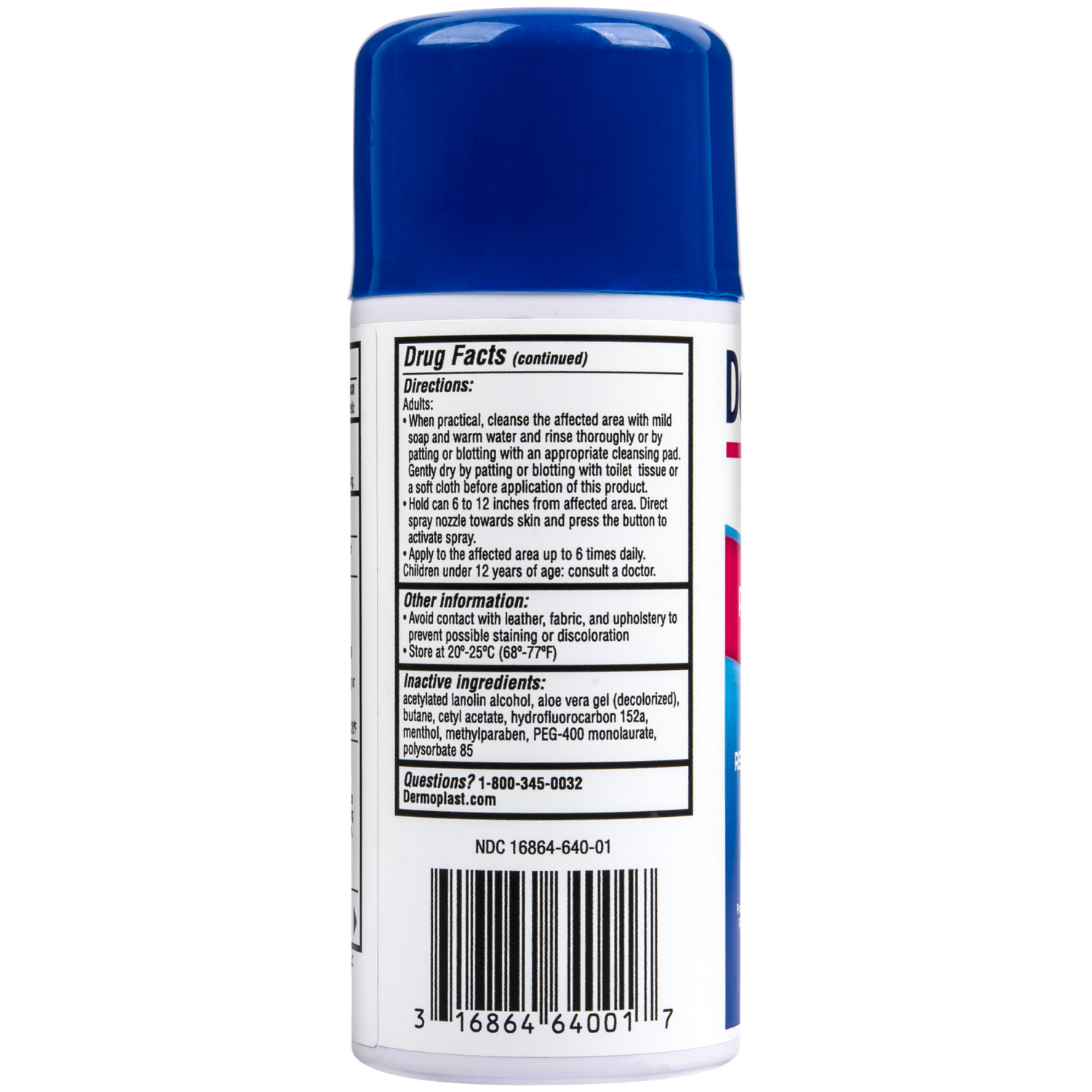 slide 4 of 4, Dermoplast Postpartum Perianal Pain Relief Spray, Unscented, 2.75 oz, 2.75 oz