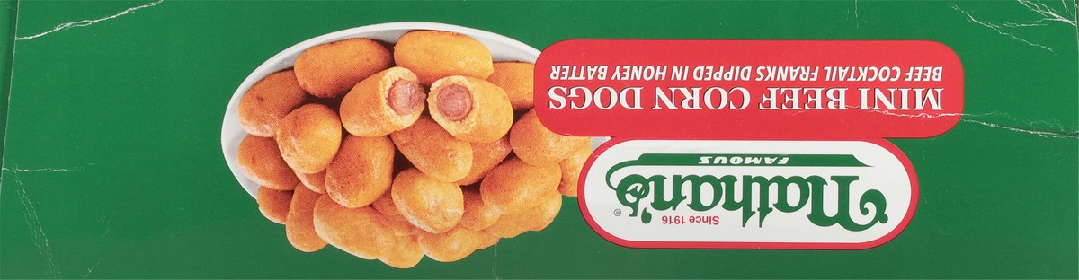 slide 7 of 13, Nathan's Famous Mini Beef Corn Dogs 24 oz, 24 oz