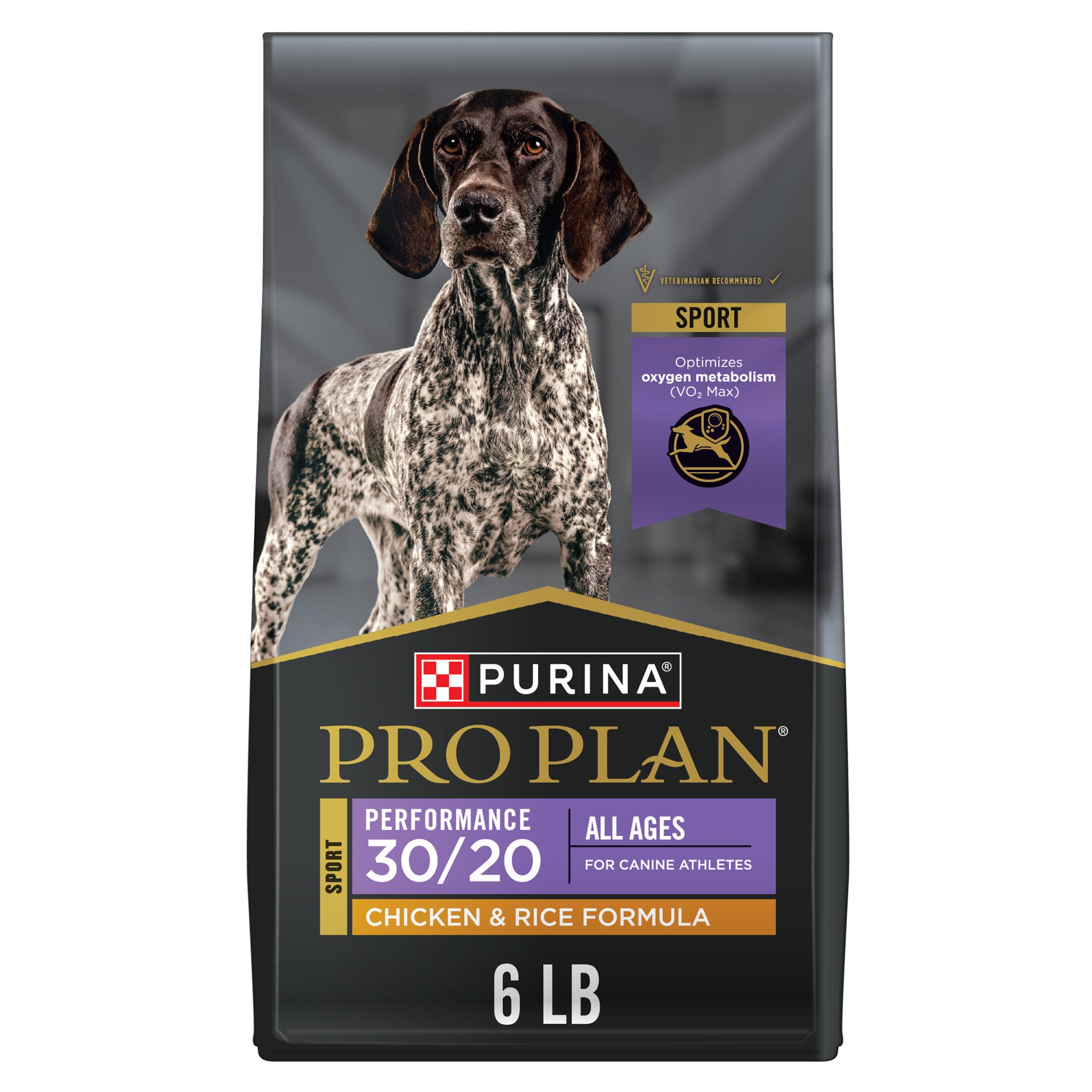 slide 1 of 9, Pro Plan Purina Pro Plan Sport Performance 30/20 Chicken and Rice Formula High Protein Dog Food, 6 lb