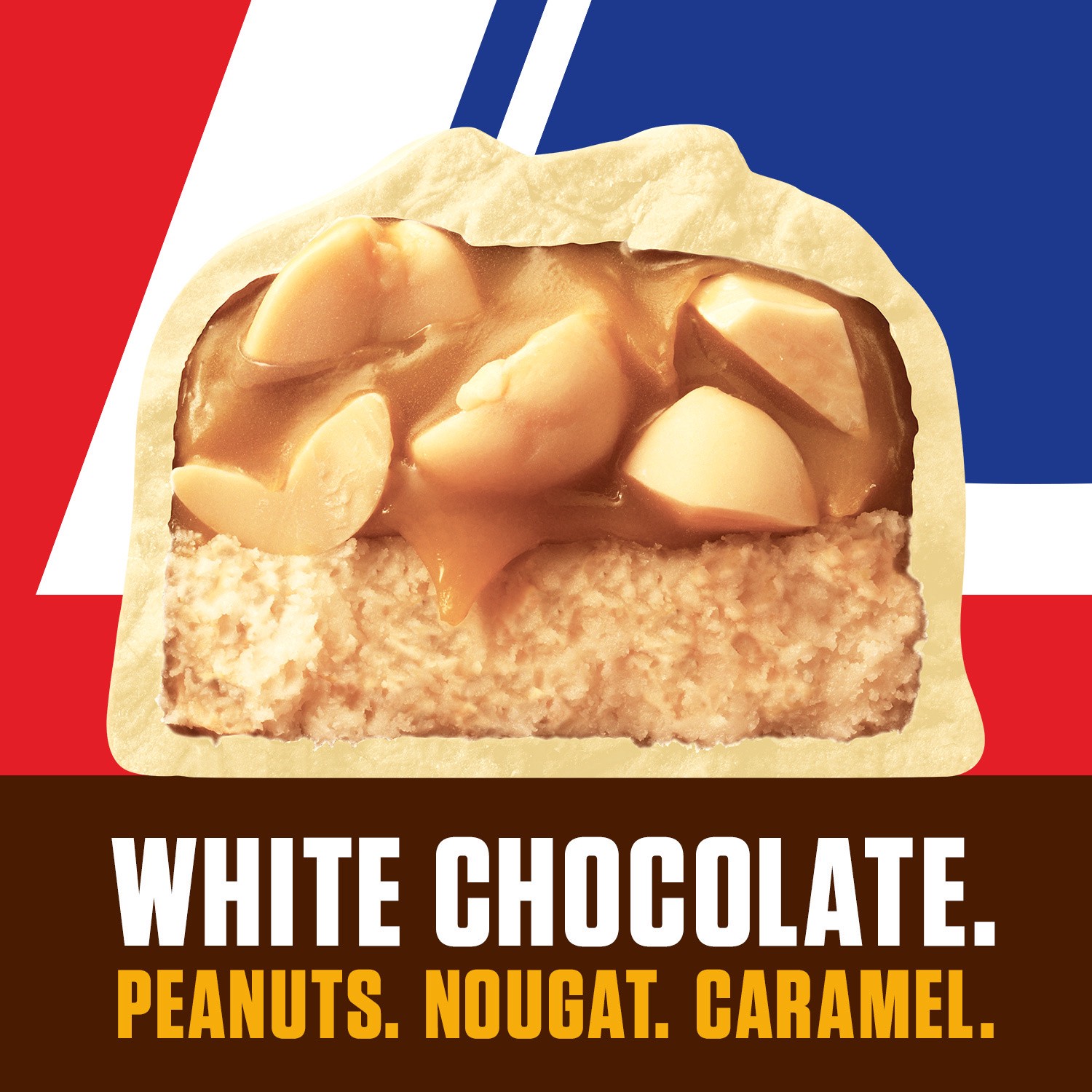 slide 3 of 5, SNICKERS Candy White Chocolate Bar, Full Size, 1.41 oz, 1.41 oz