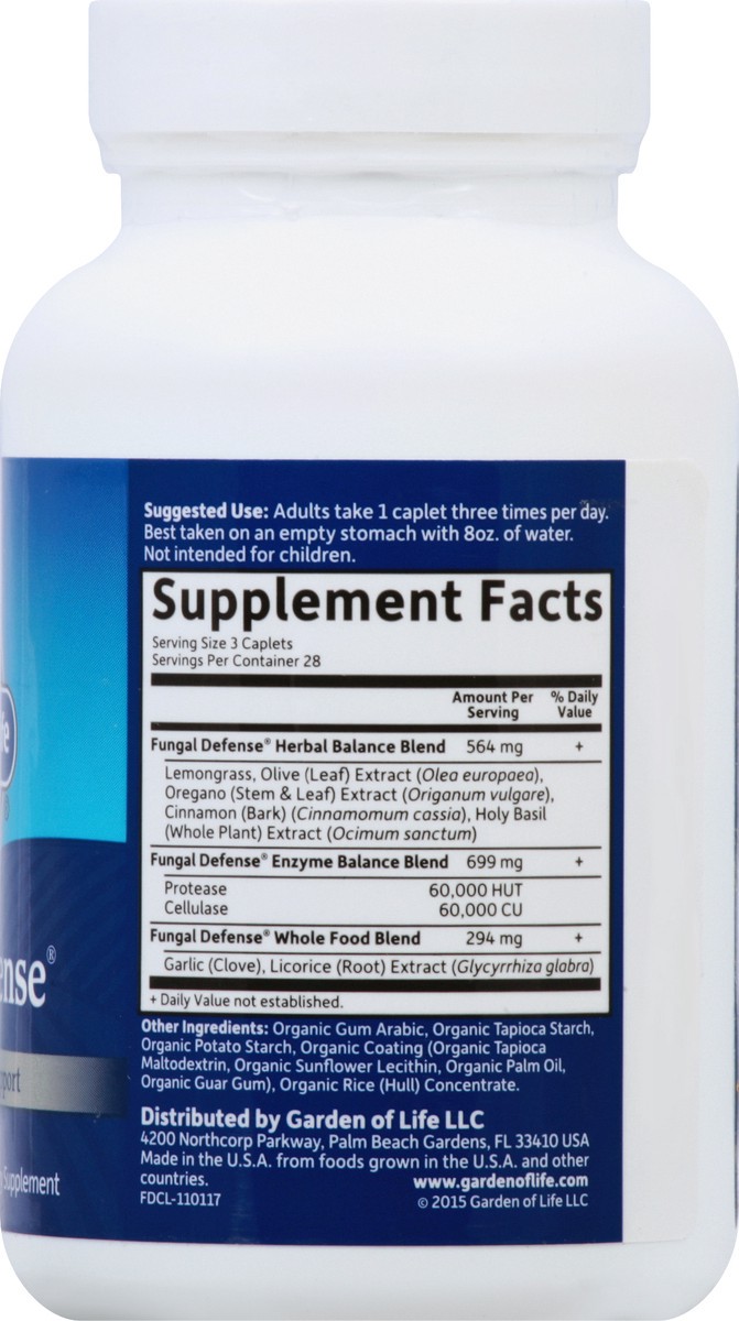 slide 7 of 7, Garden of Life Fungal Defense 84 ea, 84 ct