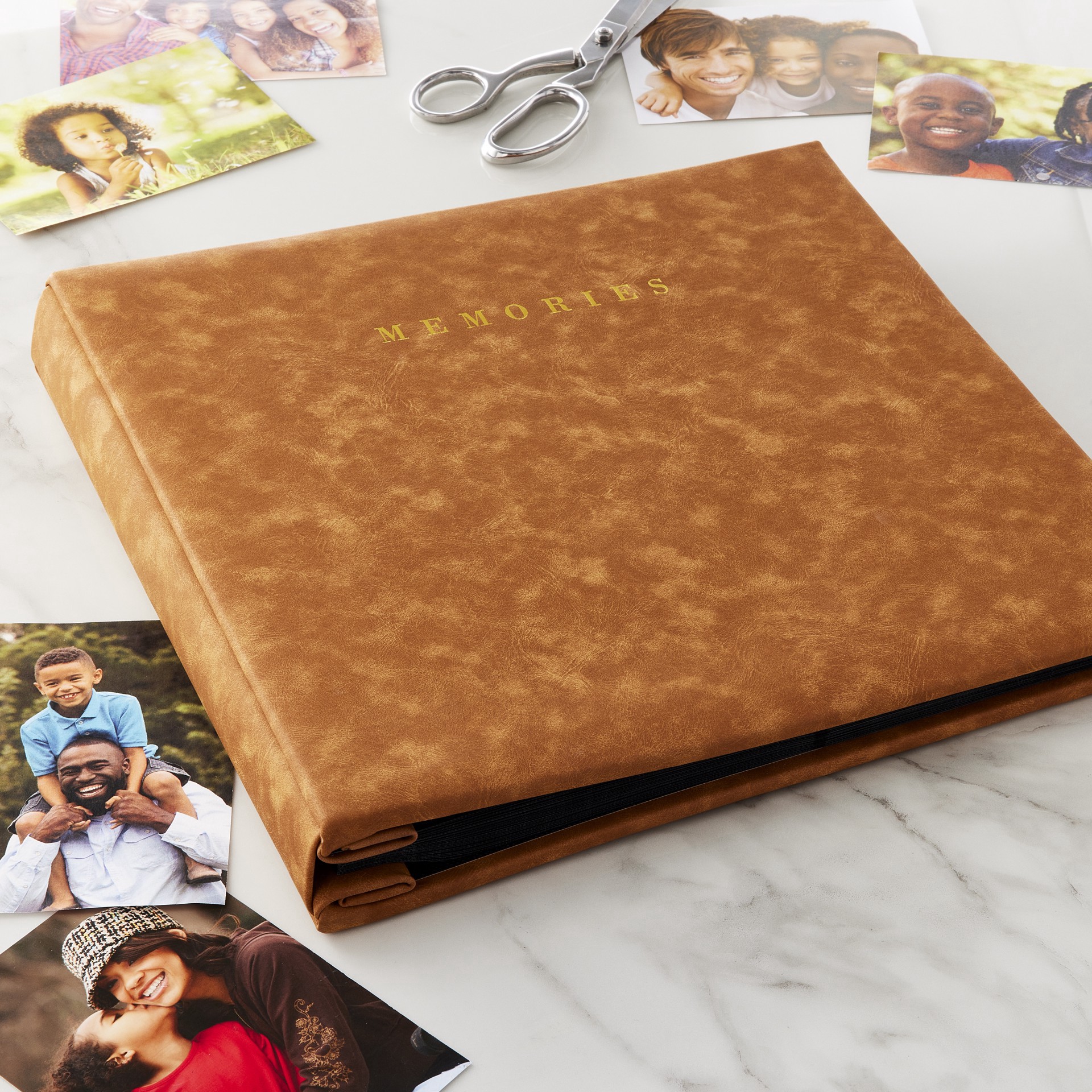 slide 2 of 3, Saddle Memories Photo Album By Recollections, 14.25 in x 13.5 in