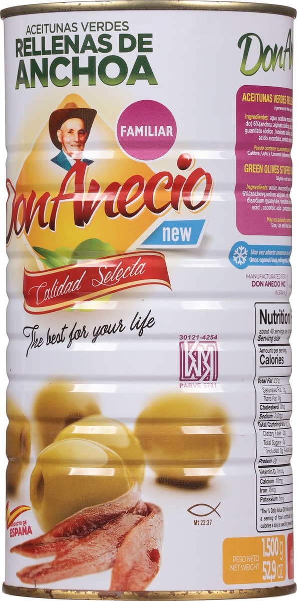 slide 14 of 14, Don Anecio Stuffed with Anchovies Green Olives - 52.90 fl oz, 52.90 fl oz