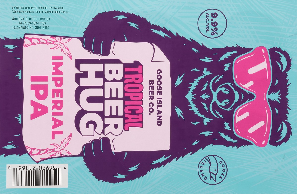 slide 4 of 9, Goose Island Beer Co. Tropical Beer Hug Imperial IPA 6 Pack - 12 fl oz Cans, 1 ct