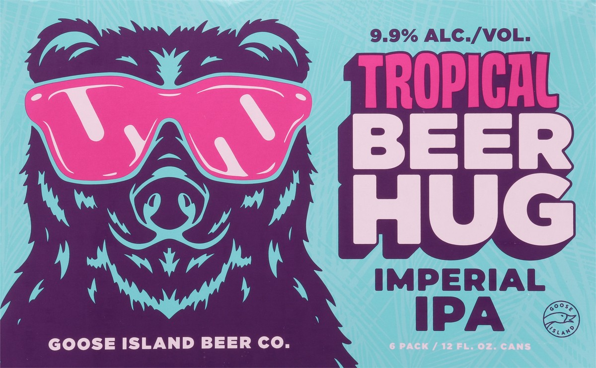 slide 6 of 9, Goose Island Beer Co. Tropical Beer Hug Imperial IPA 6 Pack - 12 fl oz Cans, 1 ct