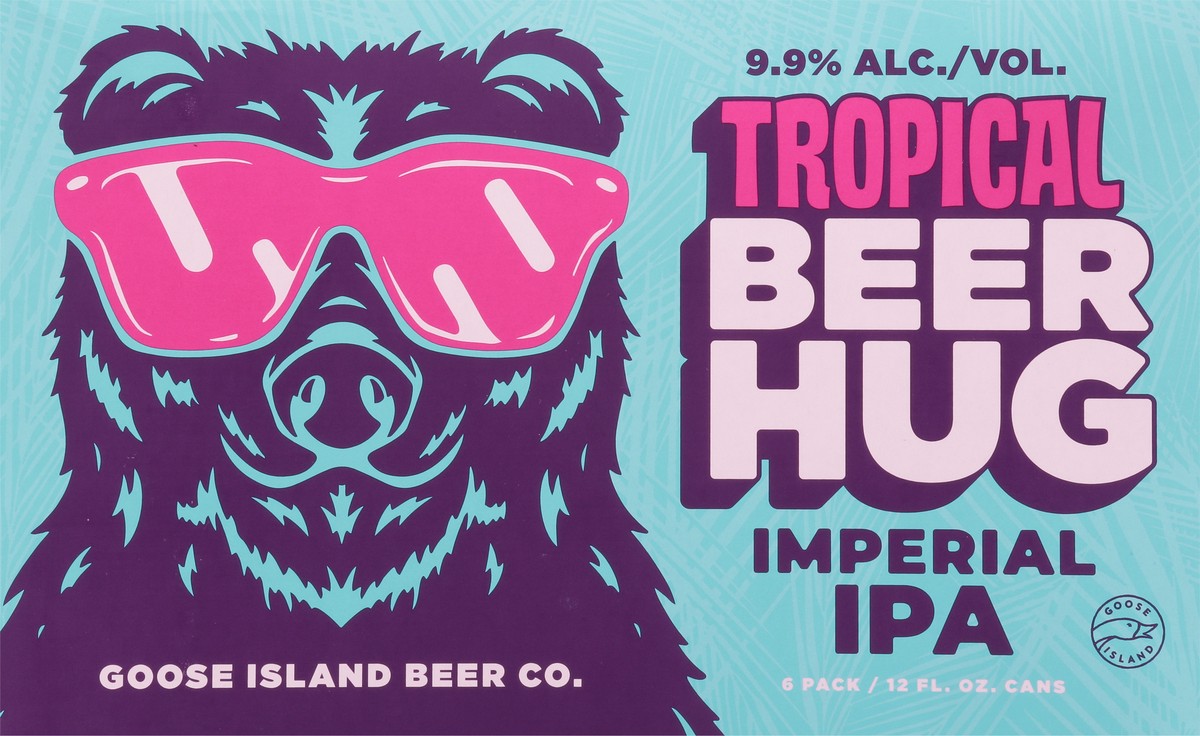 slide 9 of 9, Goose Island Beer Co. Tropical Beer Hug Imperial IPA 6 Pack - 12 fl oz Cans, 1 ct