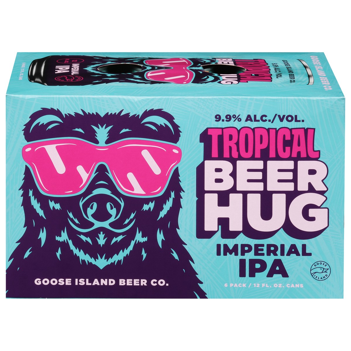 slide 7 of 9, Goose Island Beer Co. Tropical Beer Hug Imperial IPA 6 Pack - 12 fl oz Cans, 1 ct