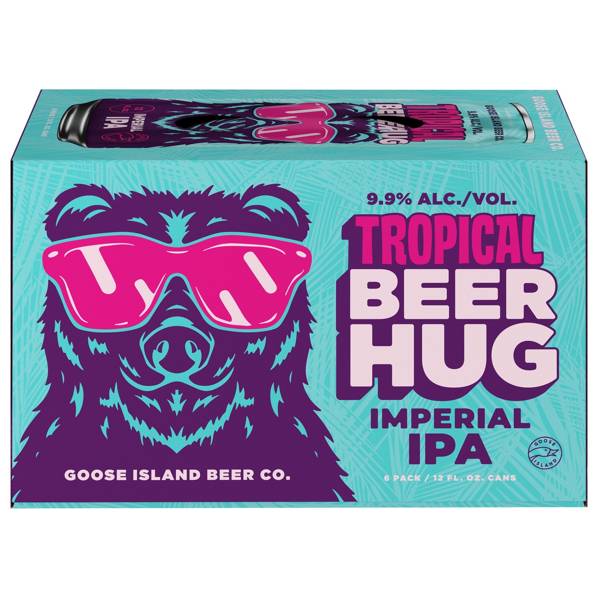 slide 1 of 9, Goose Island Beer Co. Tropical Beer Hug Imperial IPA 6 Pack - 12 fl oz Cans, 1 ct