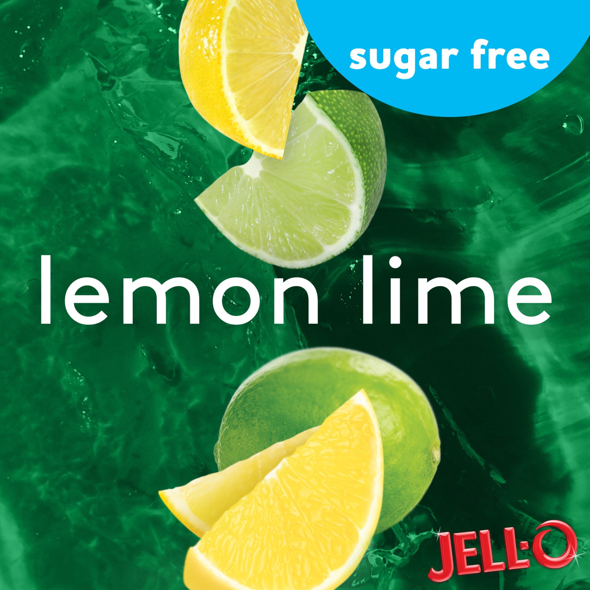 slide 4 of 7, Jell-O Lemon-Lime Sugar Free Ready-to-Eat Jello Cups Gelatin Snack Cups, 4 ct; 12.5 oz