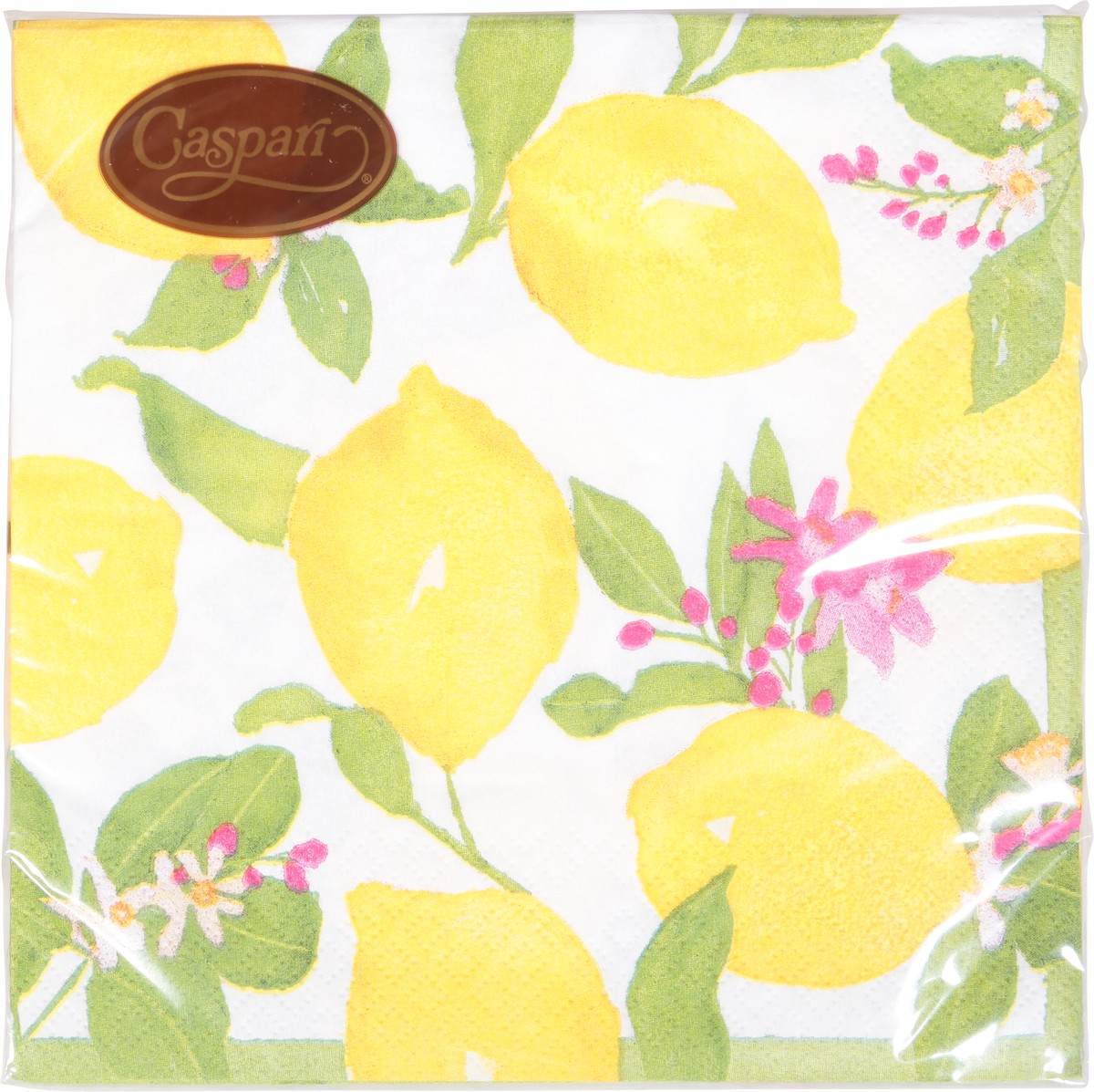slide 3 of 11, Caspari Limoncello Triple-Ply Napkins 20 ea, 