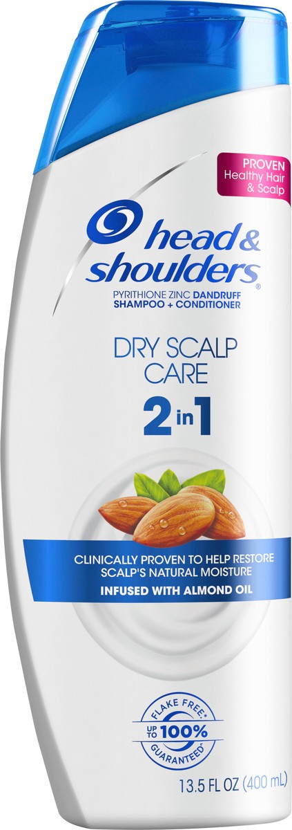 slide 1 of 17, Head & Shoulders Dry Scalp Care Anti-Dandruff 2-in-1 Shampoo + Conditioner, 13.5oz, 13.5 fl oz