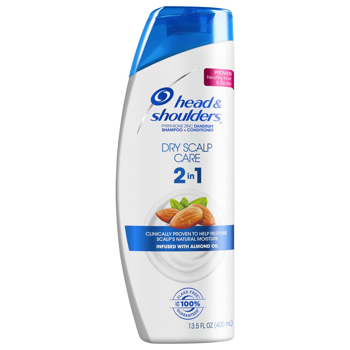 slide 1 of 17, Head & Shoulders Dry Scalp Care Anti-Dandruff 2-in-1 Shampoo + Conditioner, 13.5oz, 13.5 fl oz