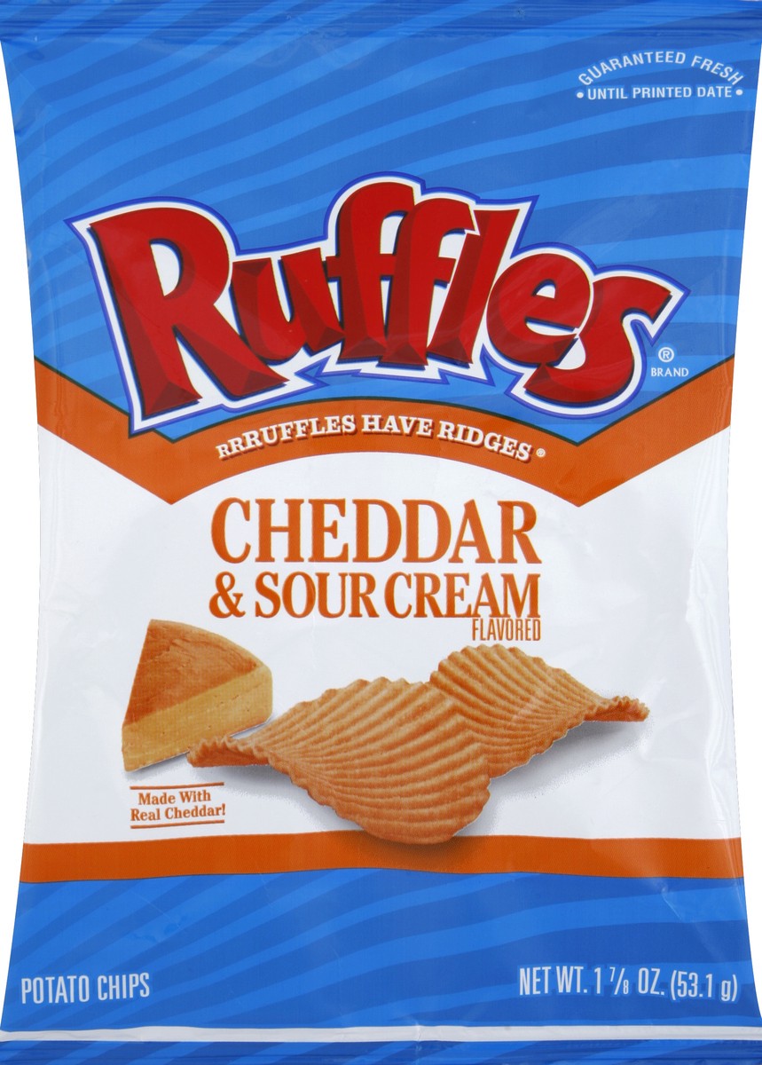 slide 1 of 6, Ruffles Potato Chips 1.875 oz, 1.88 oz