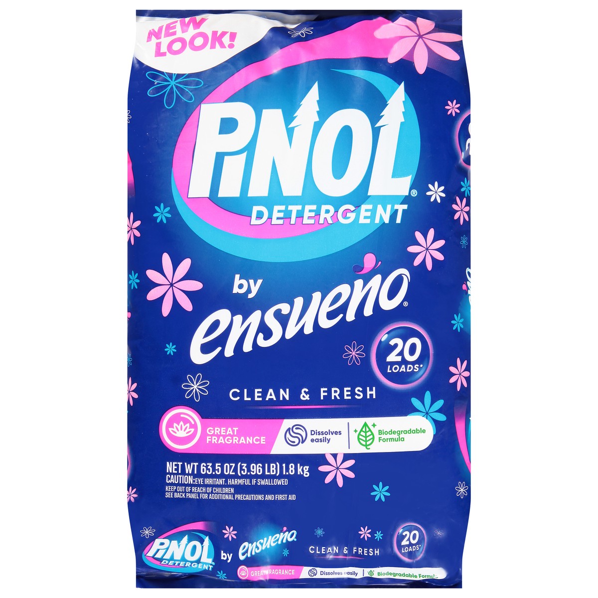 slide 1 of 10, Pinol Clean & Fresh Detergent 63.5 oz, 63.5 oz