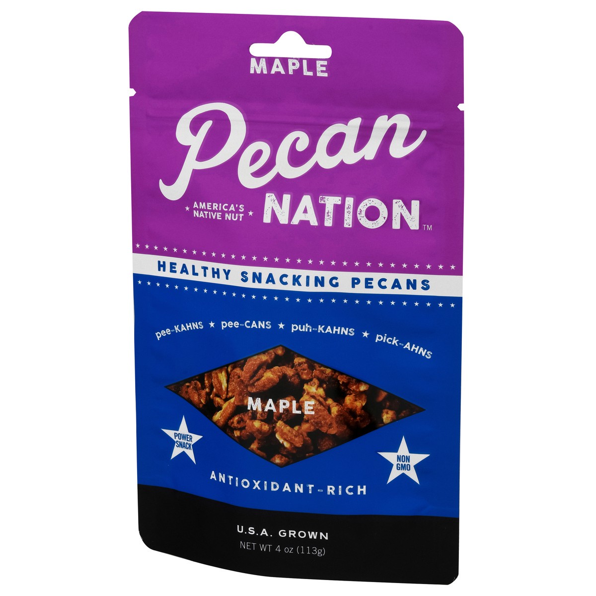 slide 8 of 9, Pecan Nation Maple Snacking Pecans, 4 oz