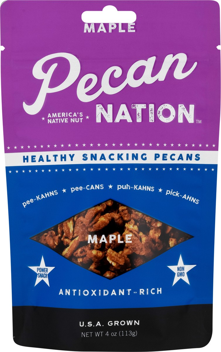 slide 6 of 9, Pecan Nation Maple Snacking Pecans, 4 oz
