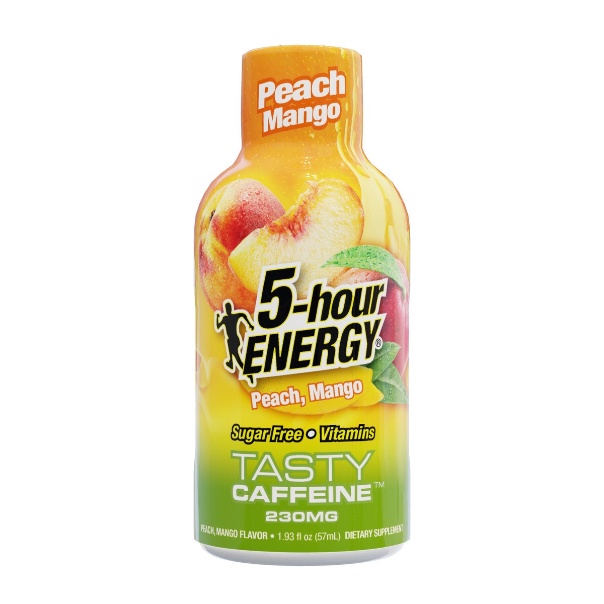 slide 1 of 7, 5-hour ENERGY, Extra Strength, Peach Mango, Shot, 1.93 oz., 1.93 oz