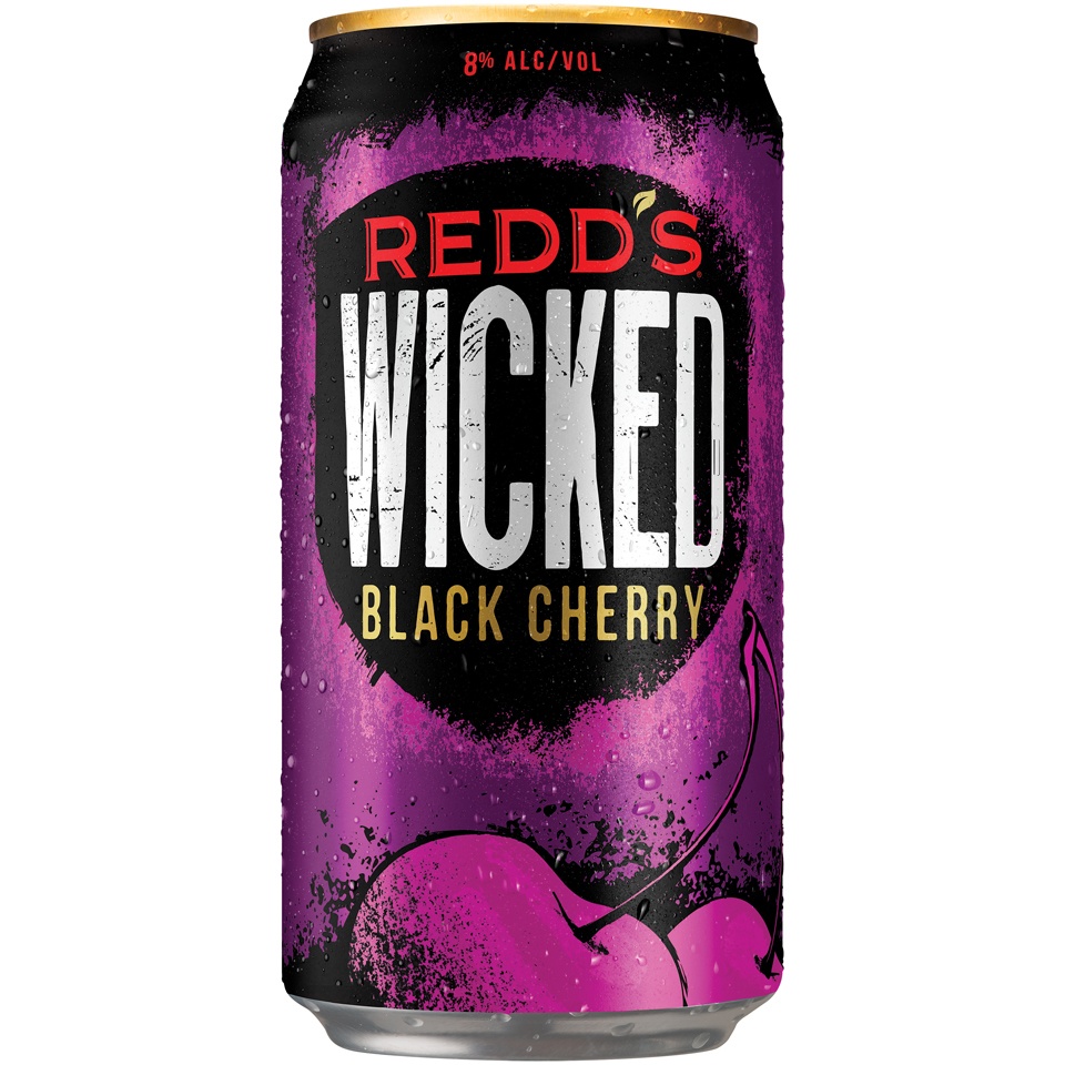 slide 1 of 1, Redd's Wicked Black Cherry Hard Ale, 10 fl oz