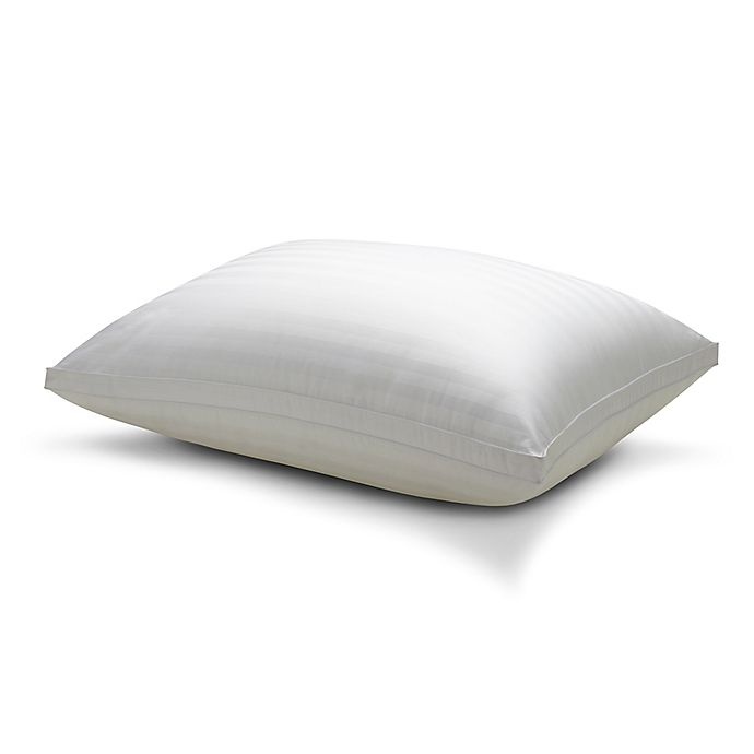 slide 1 of 4, Therapedic Won't Go Flat Back/Stomach Sleeper Memory Foam Standard/Queen Pillow, 1 ct