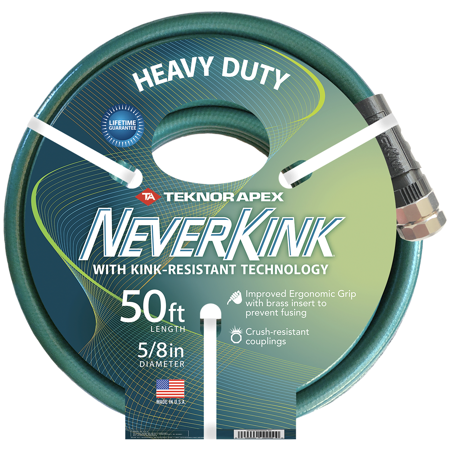 slide 1 of 1, Teknor Apex NeverKink 5/8 In Diameter 50 Ft Hose 1 Each, 5/8 in x 50 ft