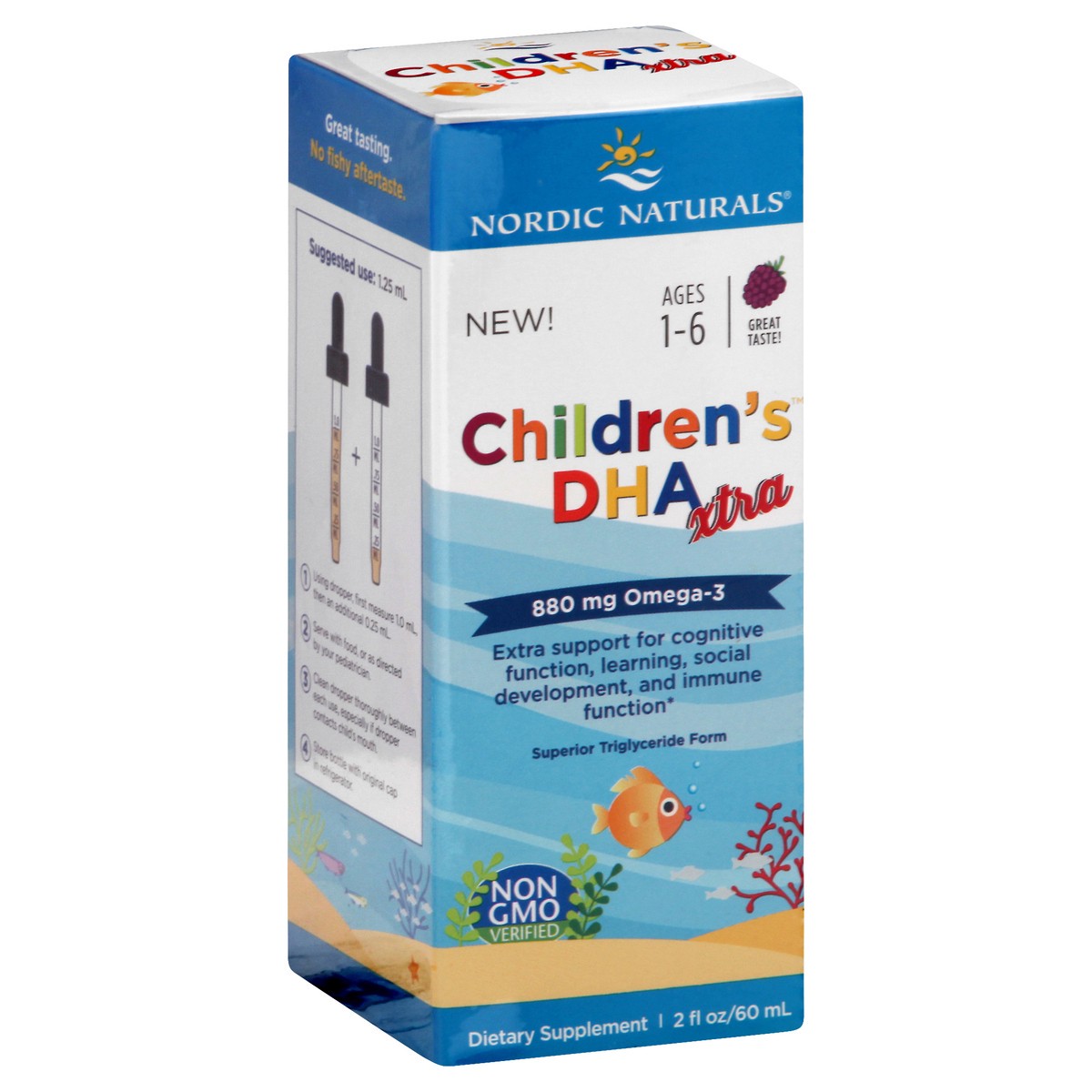 slide 13 of 13, Nordic Naturals Children's Dha Xtra Liquid Omega-3, 60 ml