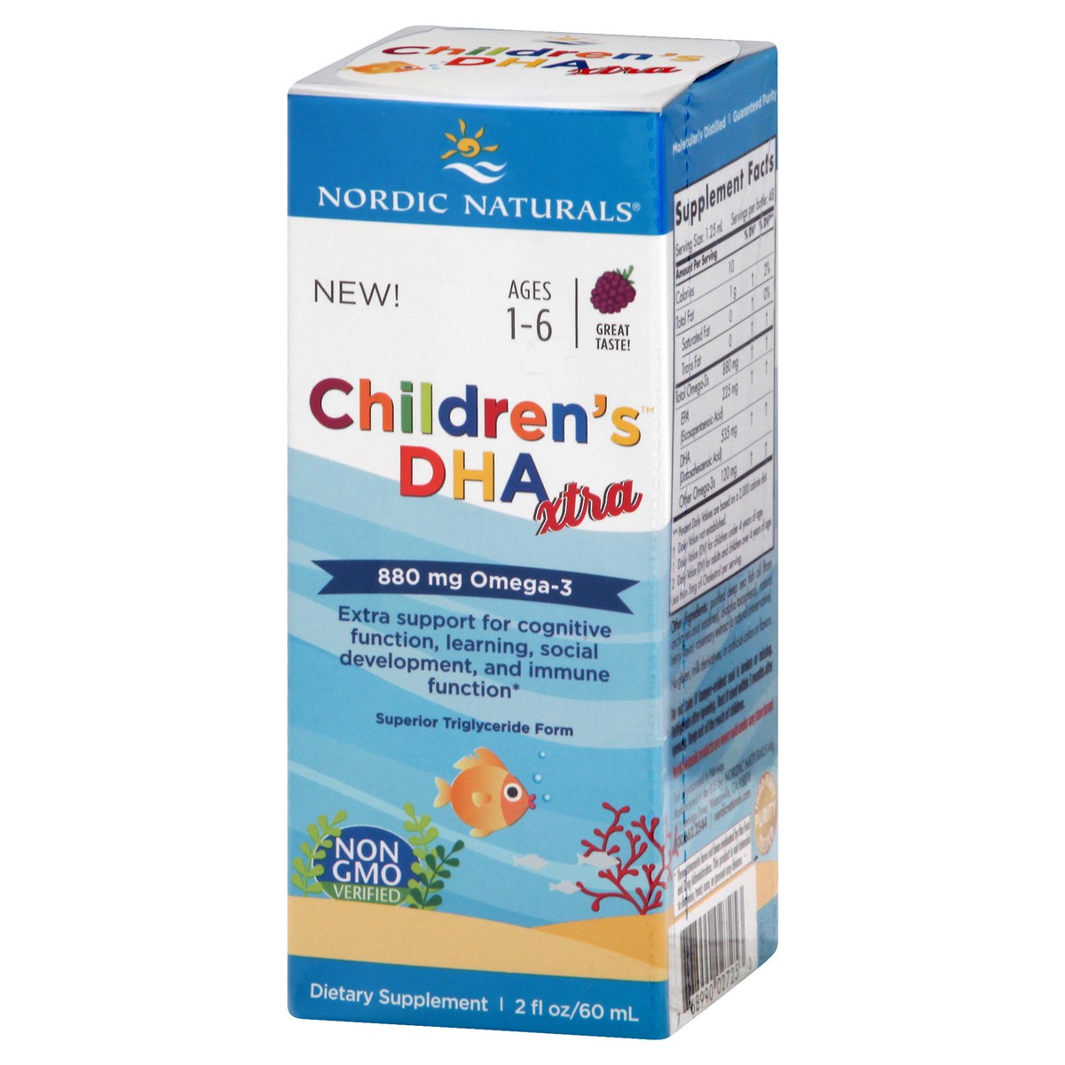 slide 7 of 13, Nordic Naturals Children's Dha Xtra Liquid Omega-3, 60 ml