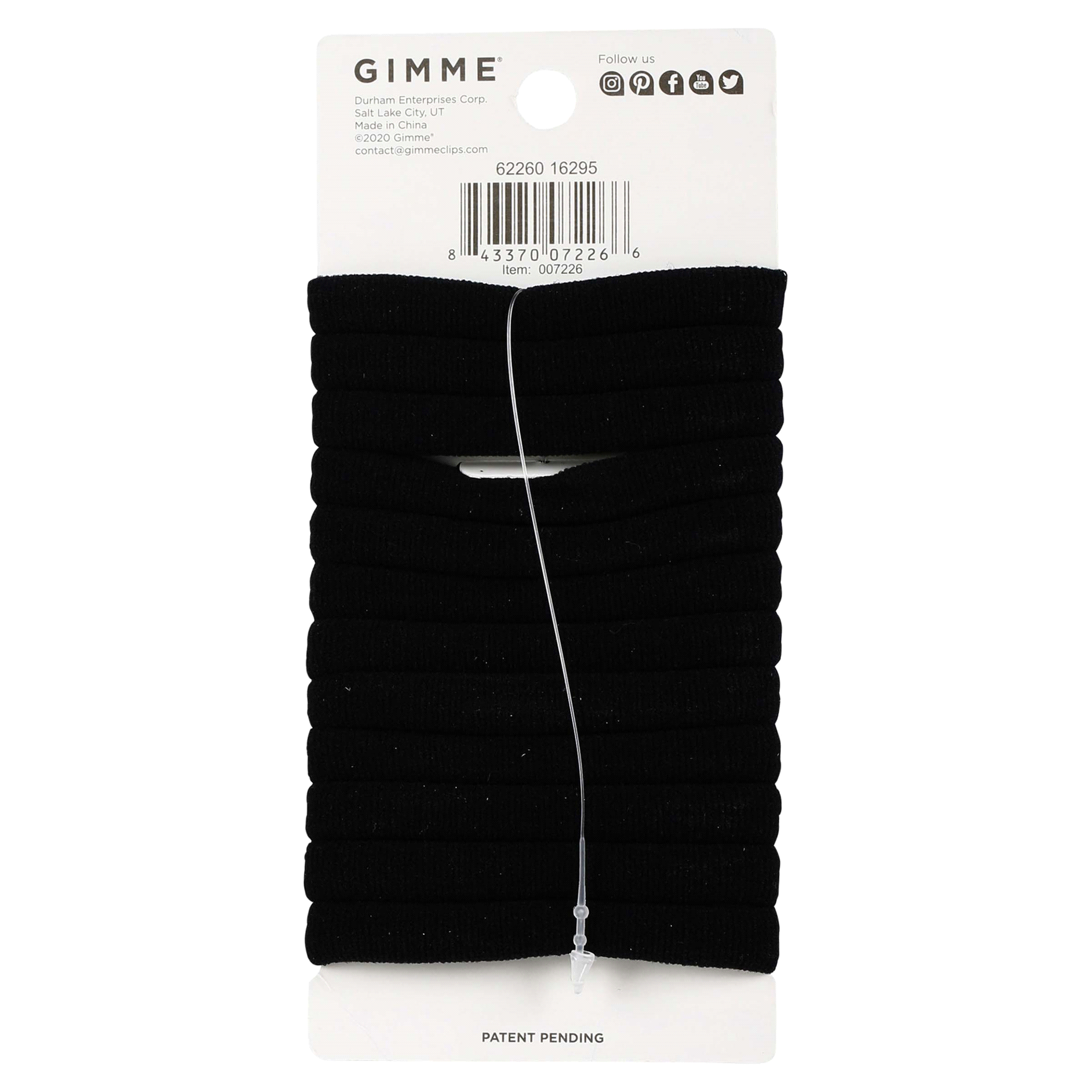 slide 26 of 29, Gimme Infinity Hair Bands Black, 12 ct