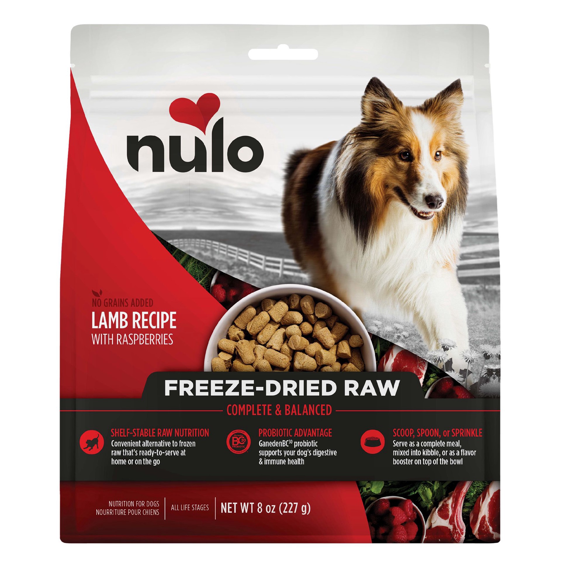 slide 1 of 1, Nulo Freeze Dried Raw Dog Food - Grain Free, 8 Oz, 8 oz