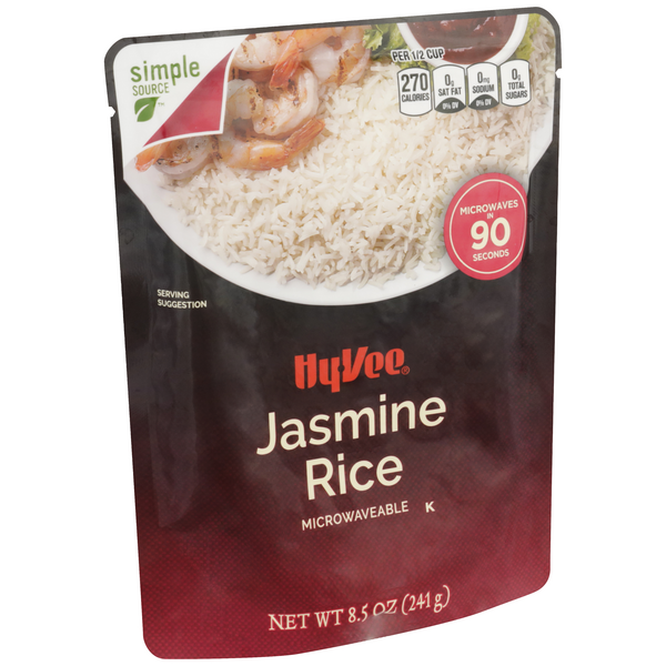 slide 1 of 1, Hy-vee Jasmine Rice, 8.5 oz
