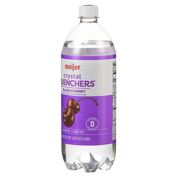 slide 22 of 29, Meijer Black Cherry Crystal Quenchers - 1 liter, 1 liter