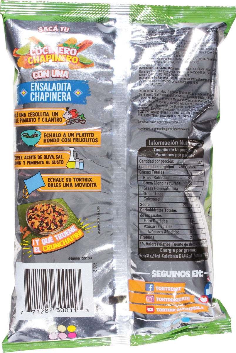 slide 9 of 14, Tortrix Lemon Flavor Corn Chips 180 g, 6.35 oz