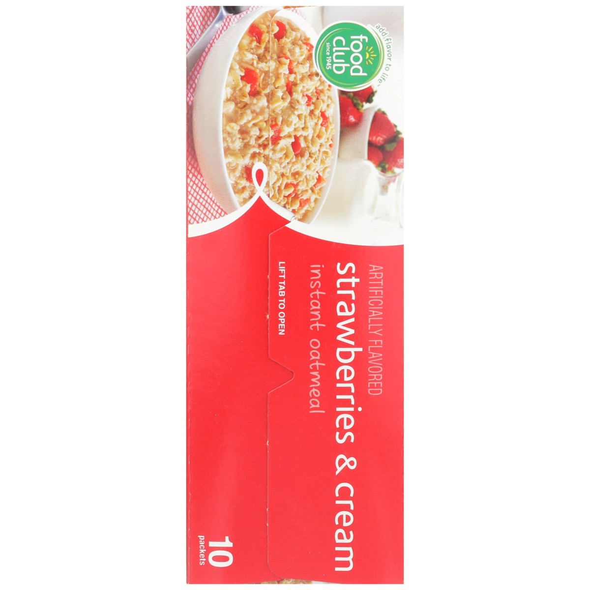 slide 6 of 9, Food Club Strawberries And Cream Oatme, 12.35 oz